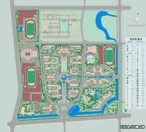 杭州电子工业学院下沙校区景观设计