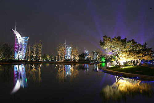 北京市通州北运河城市段两岸景观工程文化广场