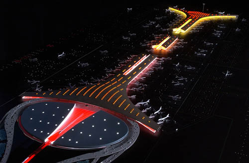 首都机场t3航站楼(图)_建筑小品|规划设计_中国风景园林网