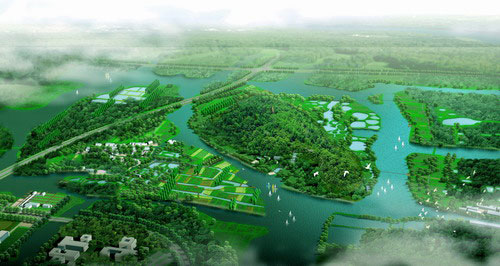 绍兴镜湖国家城市湿地公园总体规划(组图)