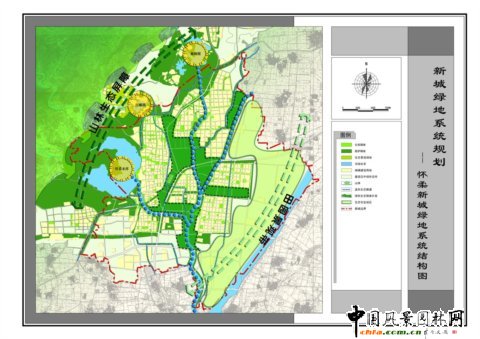 北京市绿地系统规划(组图)-城市绿地系统规划-
