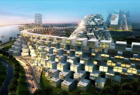 韩国安山市城市规划方案 设计来自MAD等四家
