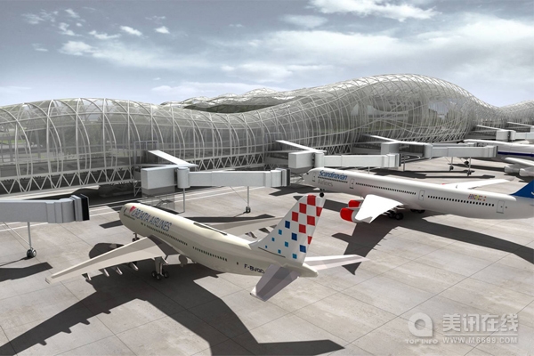 克罗地亚萨格勒布机场规划设计-公共空间|规划