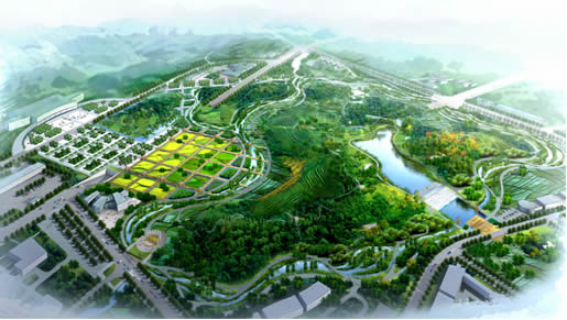义乌市站前公园园林景观规划设计方案
