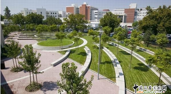 加州大学医疗中心景观设计(组图)