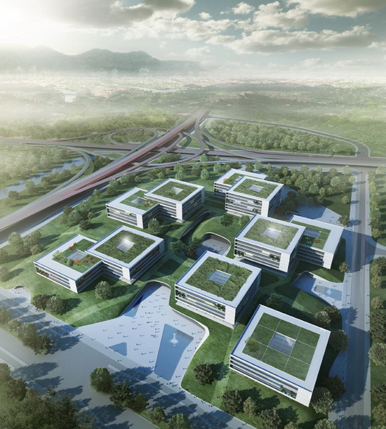 阿里巴巴200亩新办公园区设计方案曝光
