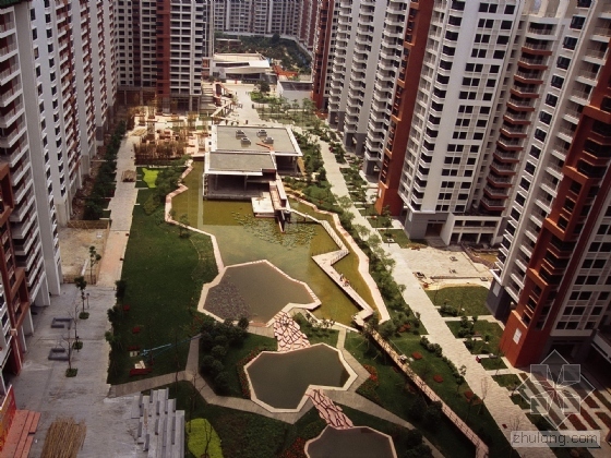 广州时代玫瑰园公共交流空间系统及景观