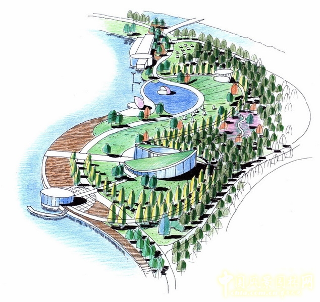 盛叶夏树 雕塑公园 景观设计 设计图