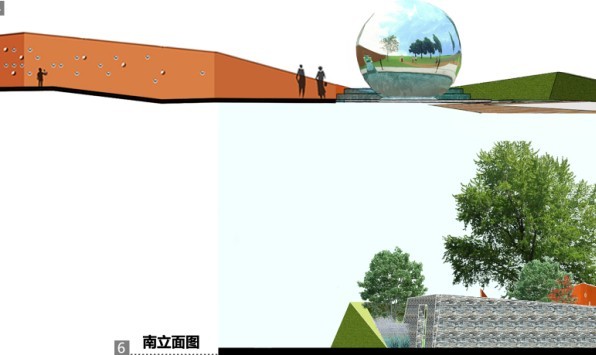 王继旭 园林 城市建设 景观工程 设计师广场 门园