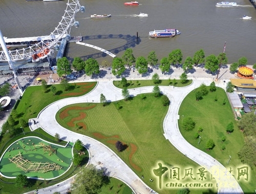 West8伦敦女王禧庆花园 世界园林 规划设计 中国风景园林网