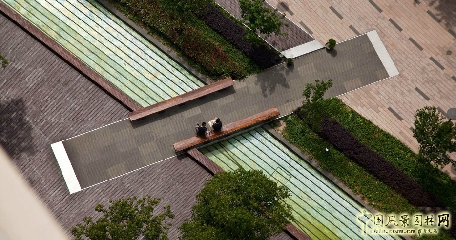 SWA作品:上海古北黄金城道步行街景观设计