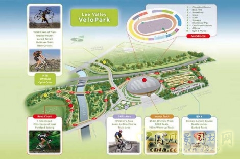 伦敦奥林匹克自行车馆 中国风景园林网