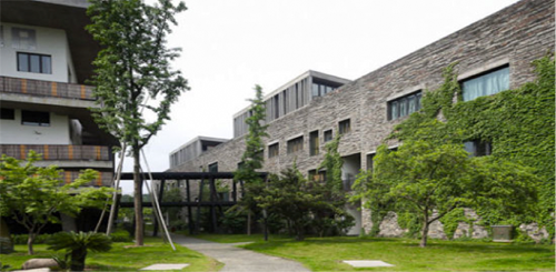 中国美术学院 王澍 绿色 建筑 设计 屋顶 绿化 中国风景园林网