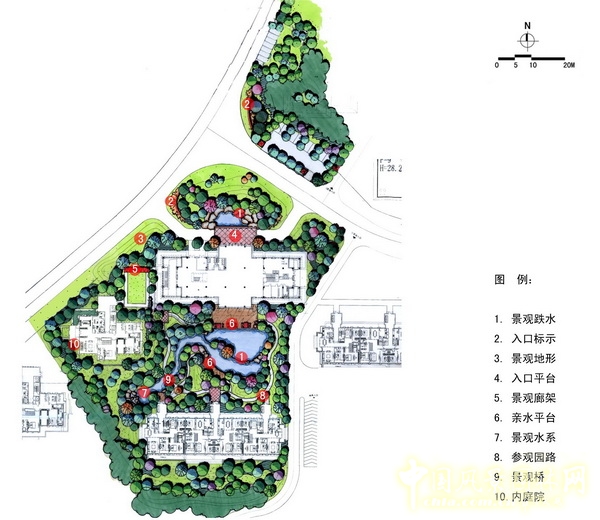 住宅景观奖 金奖 西山壹号院 景观设计 中国风景园林网