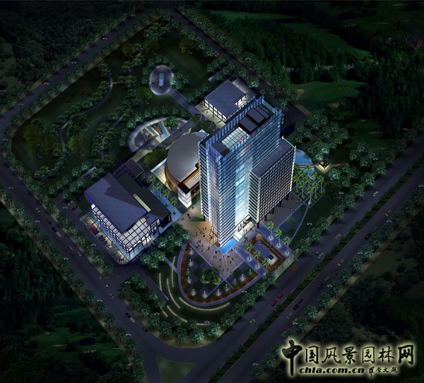 中山电力大楼 景观设计 何小强 屋顶绿化 中国风景园林网