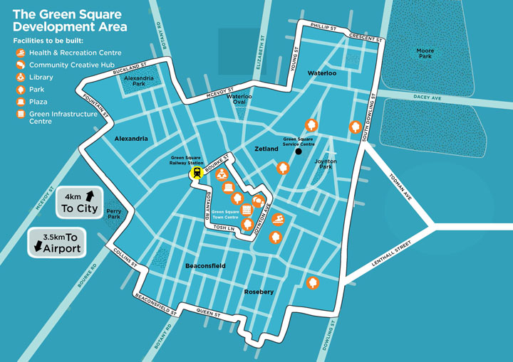 澳大利亚城市更新范例之悉尼绿色广场(组图)