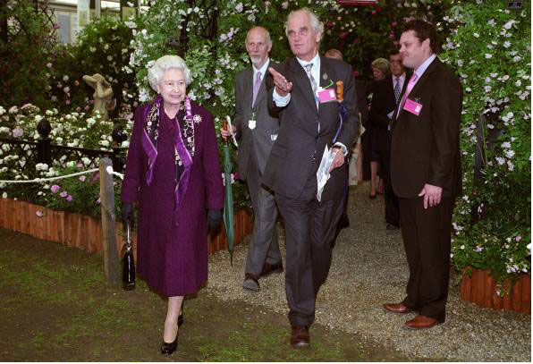 英国王室参观切尔西花展