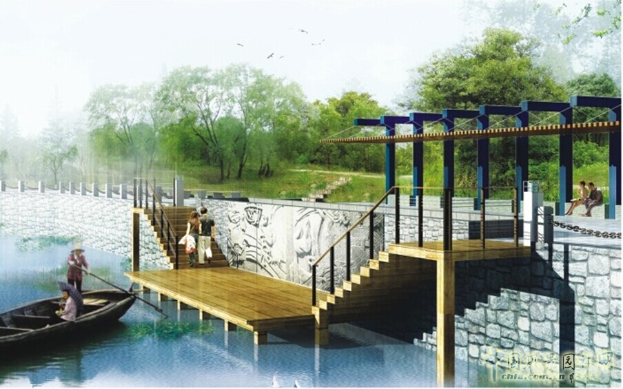 曲阜小沂河 景观设计 景观方案 施工图设计