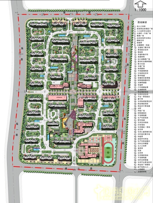 景观设计 唐冶七村 安置房项目 