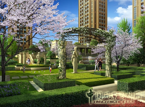 住宅景观 安道国际 桂花星城 景观设计