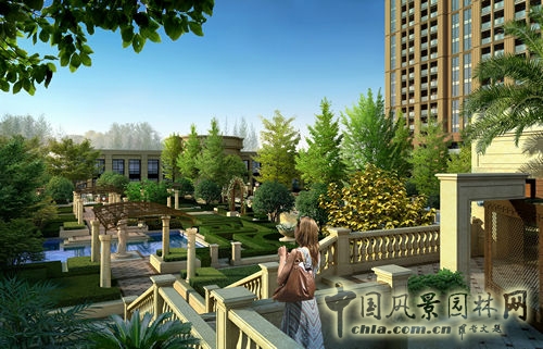 住宅景观 安道国际 桂花星城 景观设计