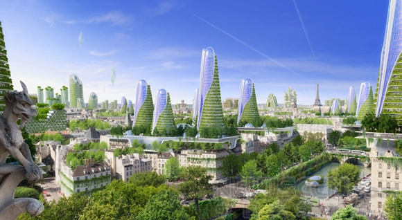 2050年巴黎鸟瞰图