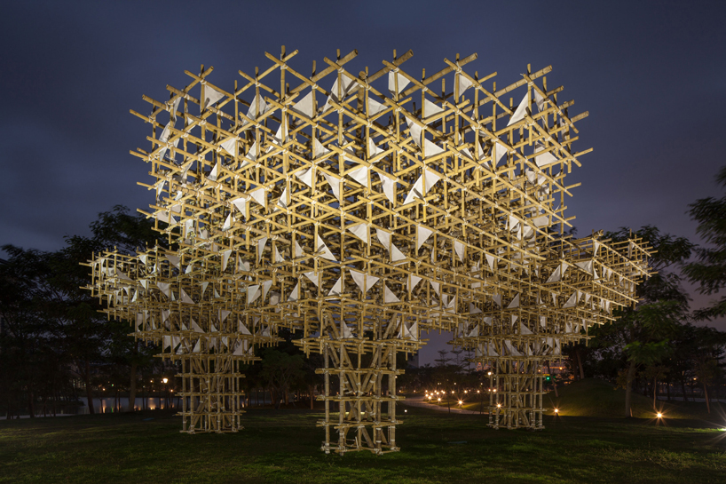 澳门“三胞树”竹装置设计