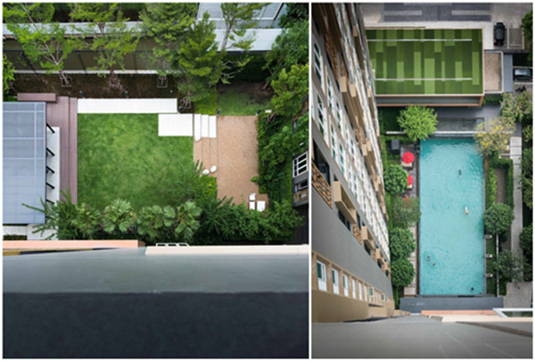泰国曼谷高层公寓小区景观设计