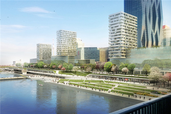 奥地利维也纳滨河区规划竞赛方案