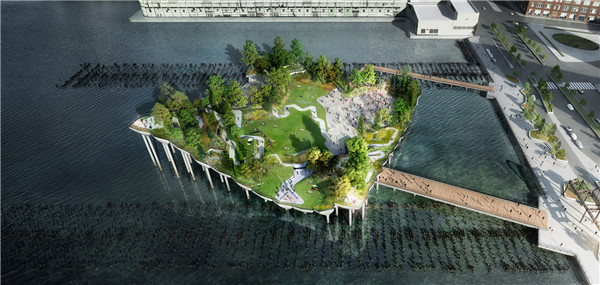 1.7亿美元的曼哈顿“55号码头”公园