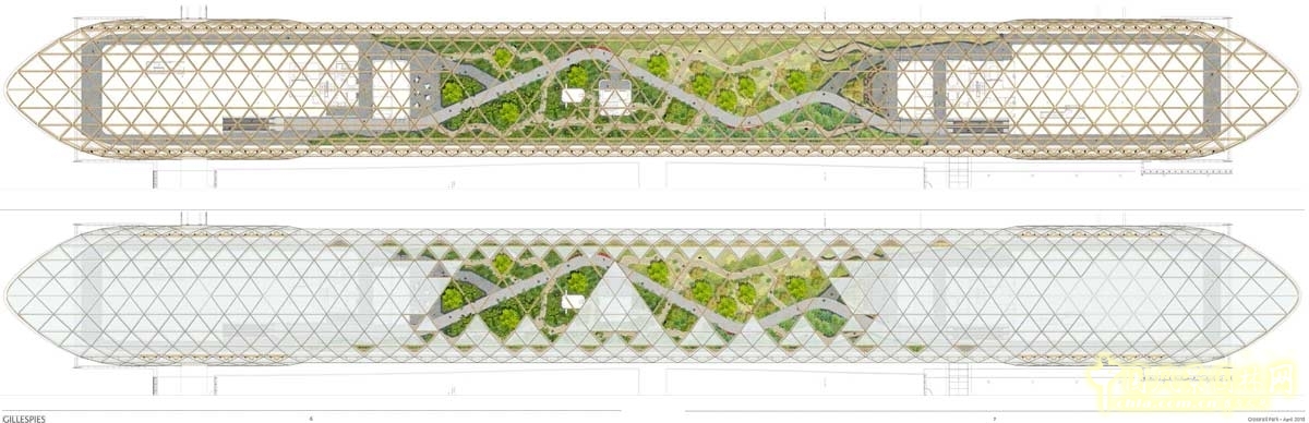 伦敦Crossrail车站屋顶花园景观设计