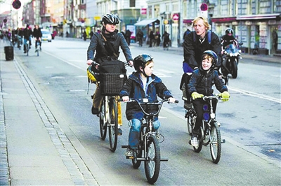 哥本哈根VS北京 留给单车一条道绿色出行更流行 