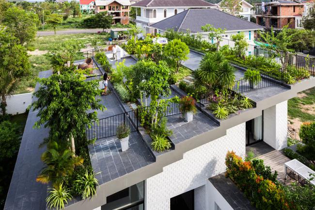 越南芽庄大型屋顶花园设计案例