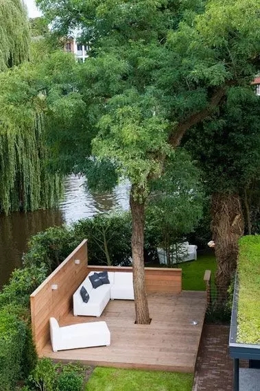 树池和坐凳的完美组合