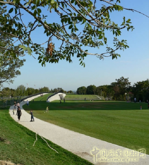 米歇尔·贝纳作品：让·穆兰公园景观
