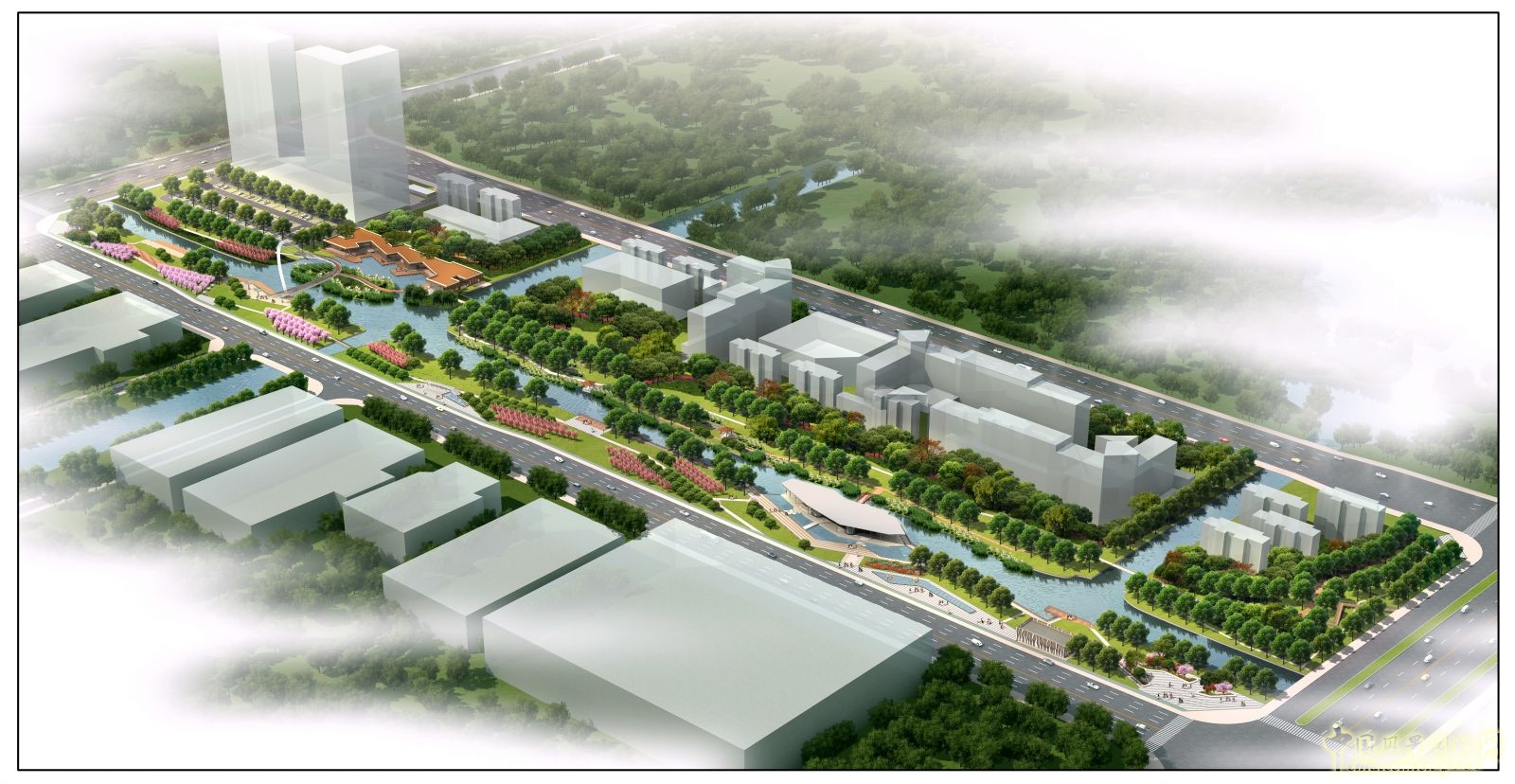 2016园冶杯：都市绿纤维---徐图港绿化景观改造工程
