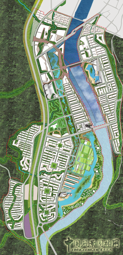 SWA设计作品：安宁河总体规划