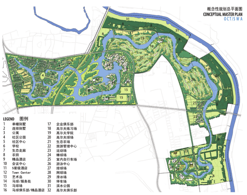 SWA设计作品：北京温榆河总体规划