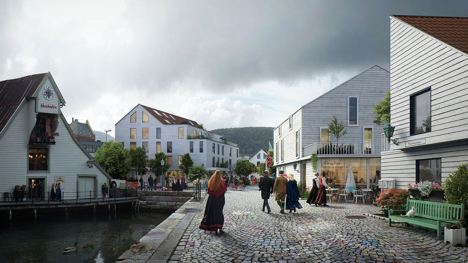 挪威Visjon Dokken城市码头总体规划