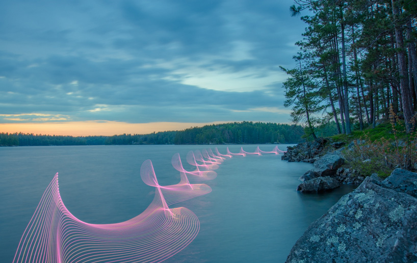 加拿大水上LED灯光艺术展 