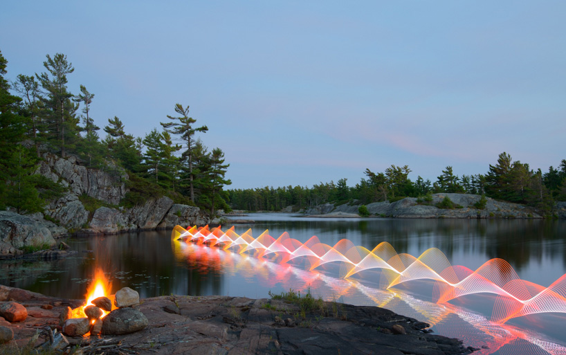加拿大水上LED灯光艺术展 