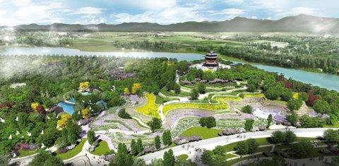 北京世园会核心景观区地形营造完成