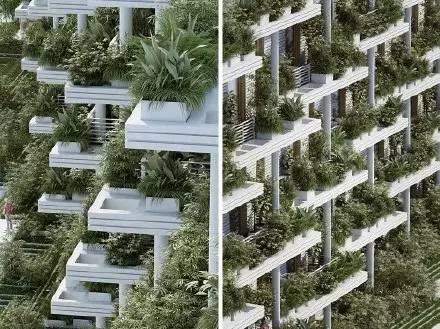 垂直花园设计为生活带来满满绿意
