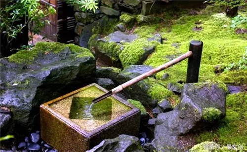 竹喷泉 庭院里的禅意