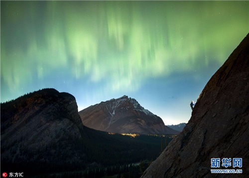 加拿大国家公园里捕获到的美丽极光（组图）