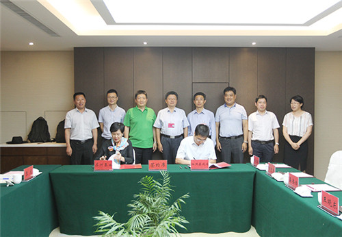 苏州基业生态园林与泗洪县签订协议
