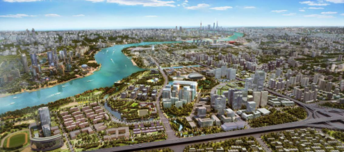 国际化滨水带上的未来都市之心——上海