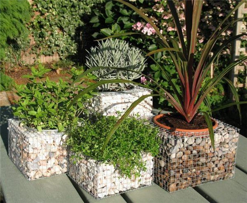 石笼篮子——花园景观设计的高度创意
