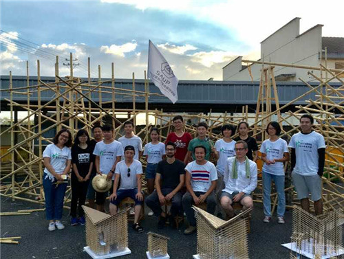2017全国高校竹设计建造大赛于安吉闭营