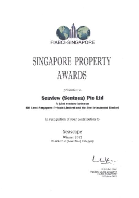 TROP荣获2012新加坡（低层）住宅景观大奖
